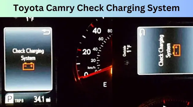 Toyota camry check charging system