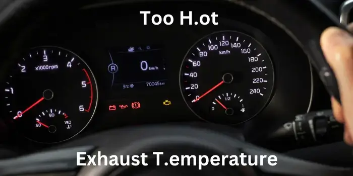 how to fix high exhaust Temperature